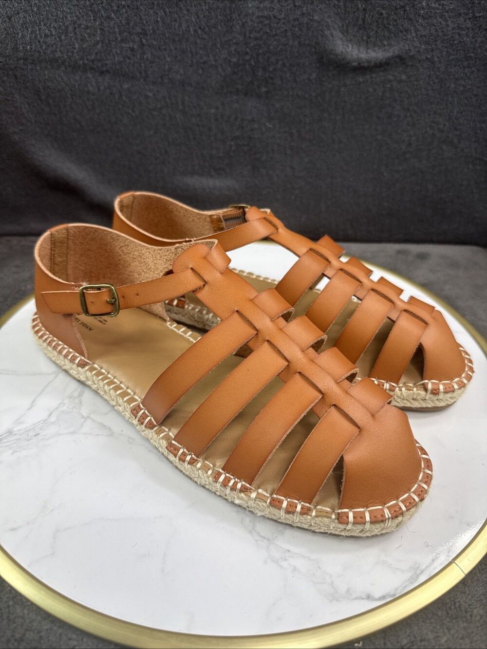 Seychelles Women's Tan Dylan Sandals Sz 8 Beach Strappy Boho Vibes Memory Foam